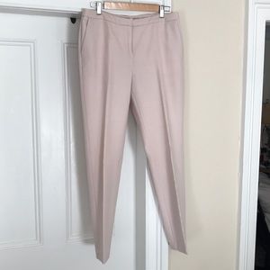 Mid rise tapered career pants